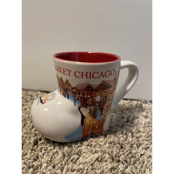 Christkindlmarket 2015 Chicago 20th Anniversary Christmas Market Boot Mug Cup - Picture 4 of 7